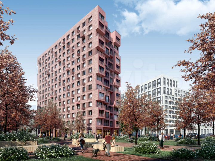 Квартира-студия, 33,6 м², 2/14 эт.