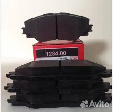 Колодки передние toyota auris 1.4,1.6, 07-corolla