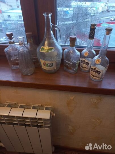 Продам бутылки стекло