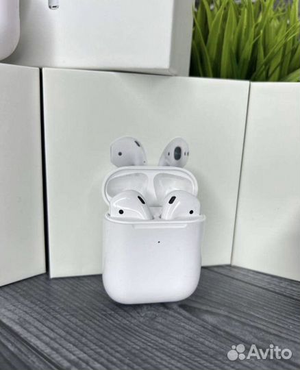 AirPods 2/3/Pro/Pro 2 + Оригинал чип + чехол