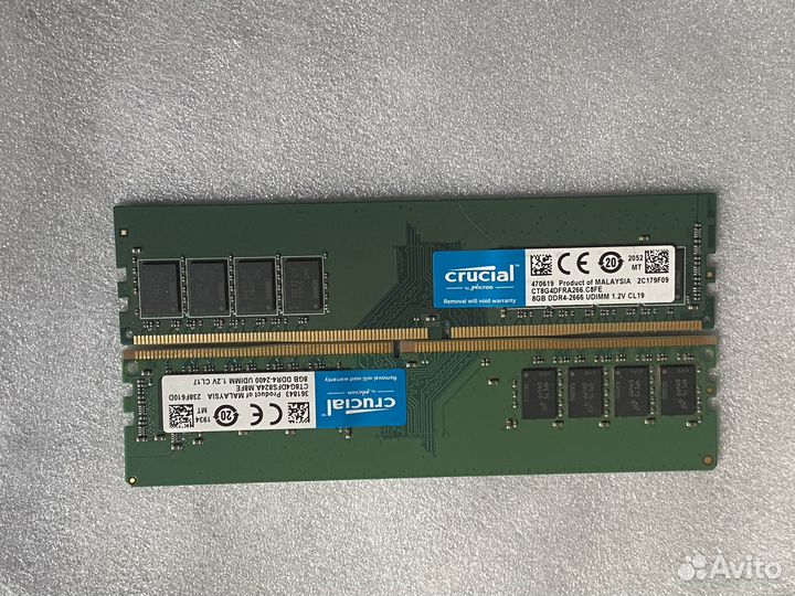 Оперативная память ddr4 8gb 2400 mhz