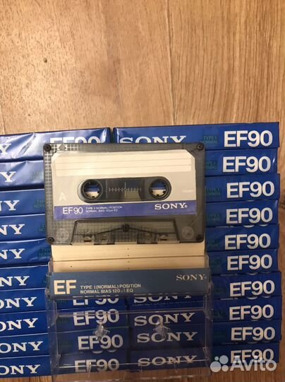 Аудиокассета Sony EF90 подделка