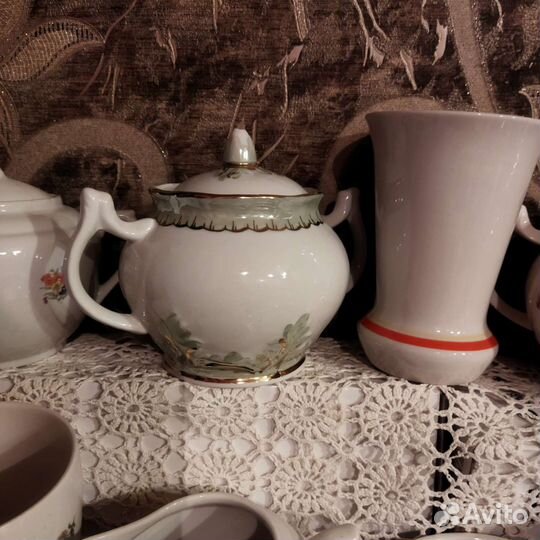 Бокалы, молочники, сахарница Вербилки