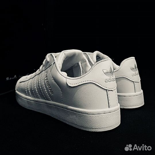 Кеды adidas superstar белые