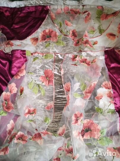 Кухонные шторы на кухню с ламбрекеном