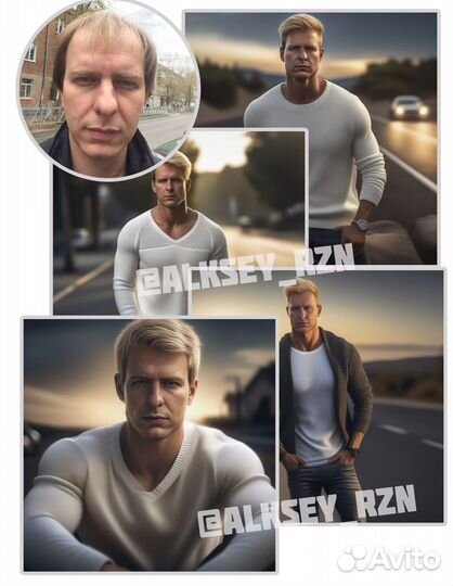 Фотфотошоп фотосессия нейросетью шарж фотомонтаж