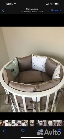 Бортики в детскую кроватку