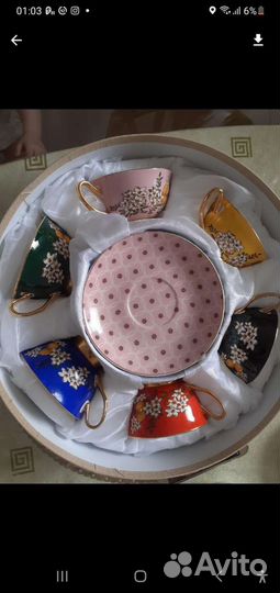 Чайный сервиз новый в коробке