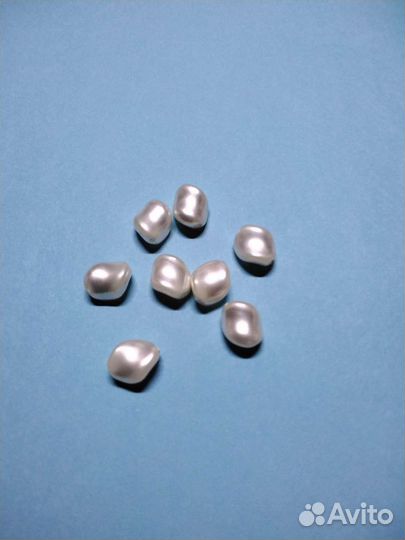 Swarovski бусины под жемчуг 5826 9х8мм 8 штук