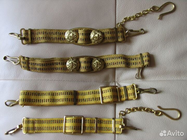 Поясные ремни кортиков СССР: вмф, ввс, ов