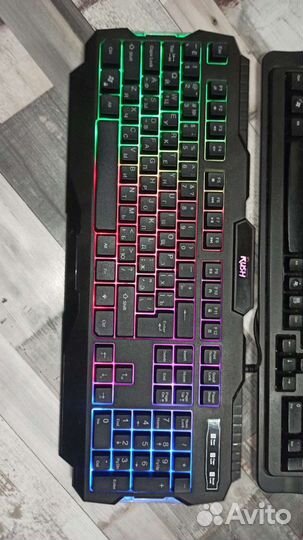 Игровая Клавиатура с подсветкой 2 штуки