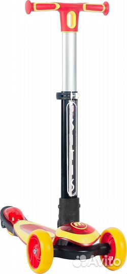 Самокат трехколесный sitis Micmax (2023) желто-кра
