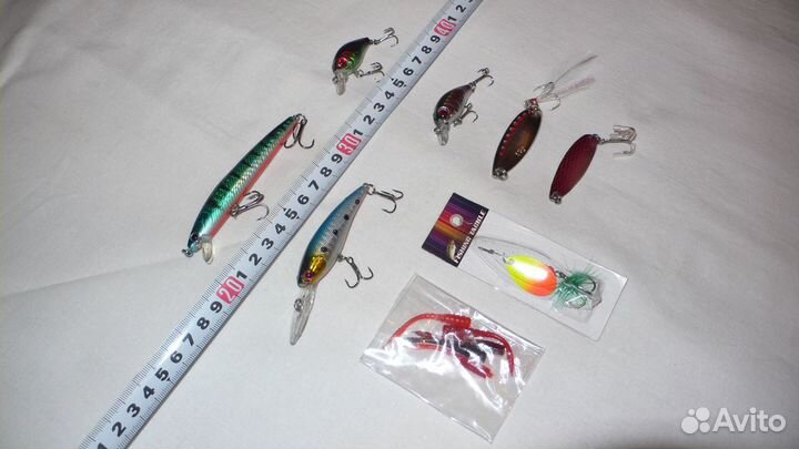 Воблер, блесна, силикон