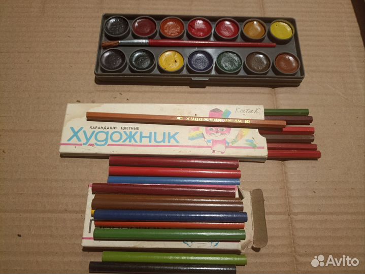 Карандаши и краски СССР