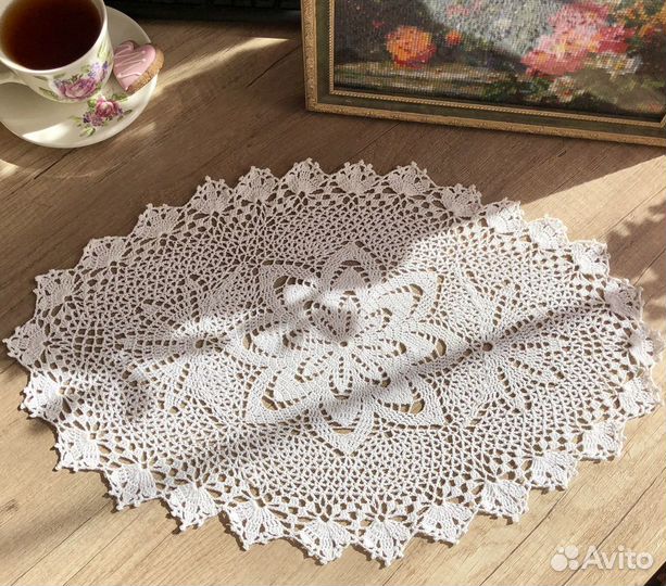 Салфетка кружево, мешочек