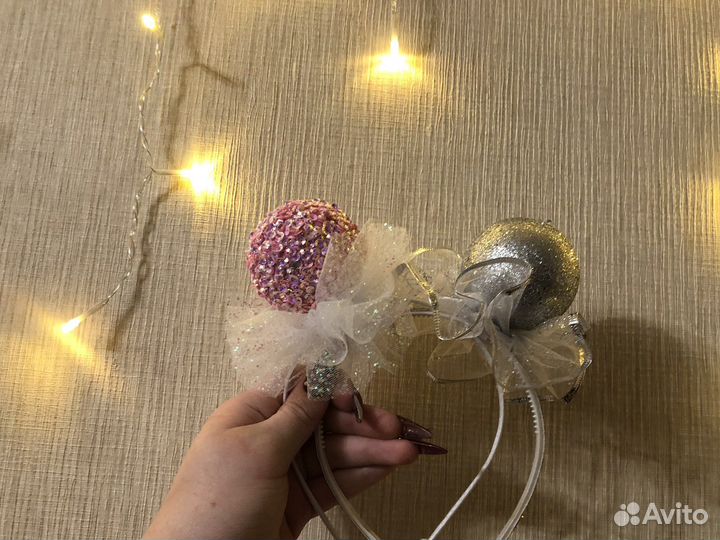 Ободок новогодний