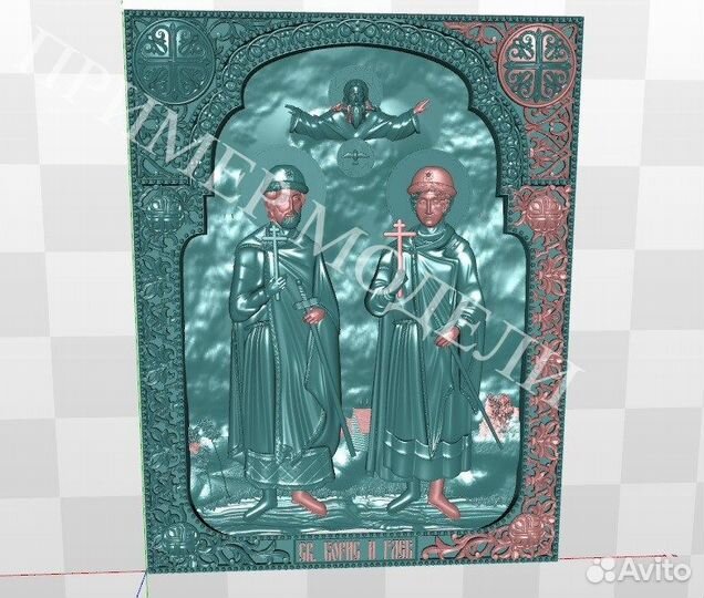 Модели 3D Иконы(750шт)