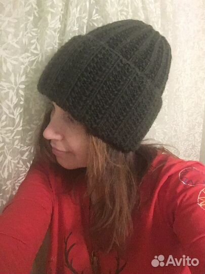 Шапка зеленая