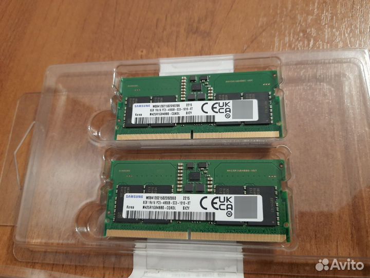 Оперативная память SO-dimm DDR5 16Gb для ноутбука