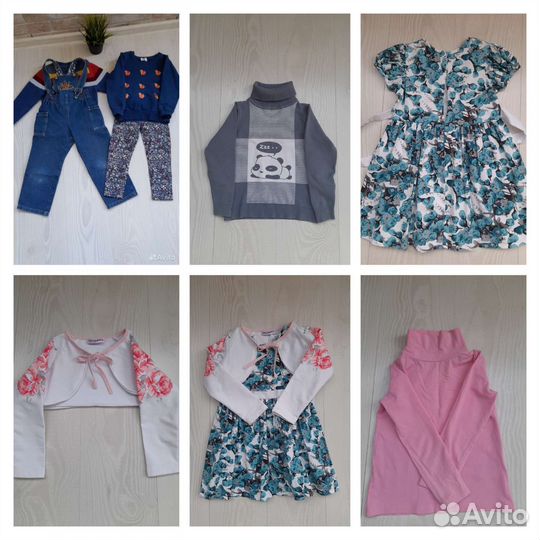 Вещи пакетом для девочки 98-104