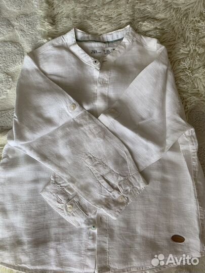 Рубашка zara на мальчика 98 104