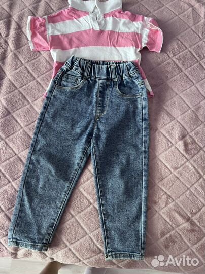 Детские вещи пакетом для девочек 86 92