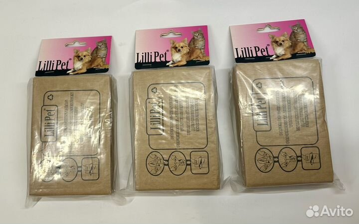 Lilli Pet пакеты бумажные для уборки за собакой