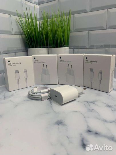 Зарядка на iPhone 20w (комплект) оригинал