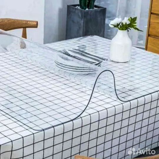 Прозрачная Скатерть, Клеенка, Жидкое,Гибкое Стекло