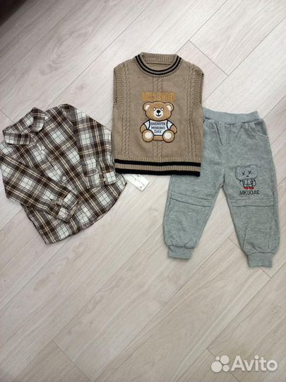 Новый костюм 3-ка (штаны, рубашка, жилетка)