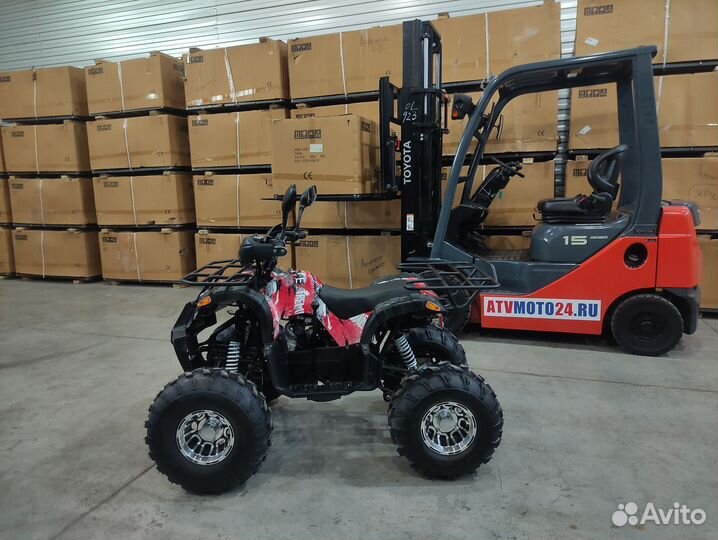 Квадроцикл Grizzly 125 Красный Extreme