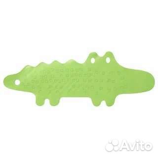 Коврик икеа патруль 33x90 см крокодил зеленый