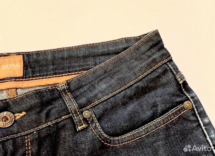 Джинсы синие Hugo Boss M 46