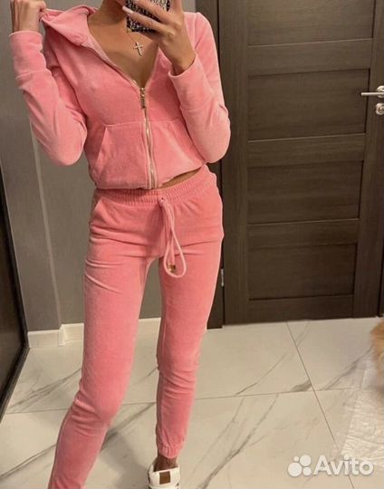 Велюровый плюшевый костюм Lior, XS-S