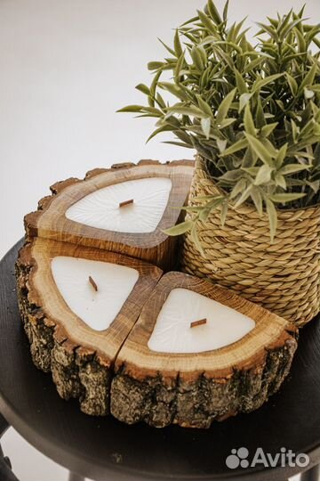 Ароматическая свеча ручной работы