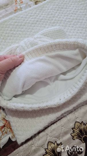 Зимний женский комплект шапка и снуд