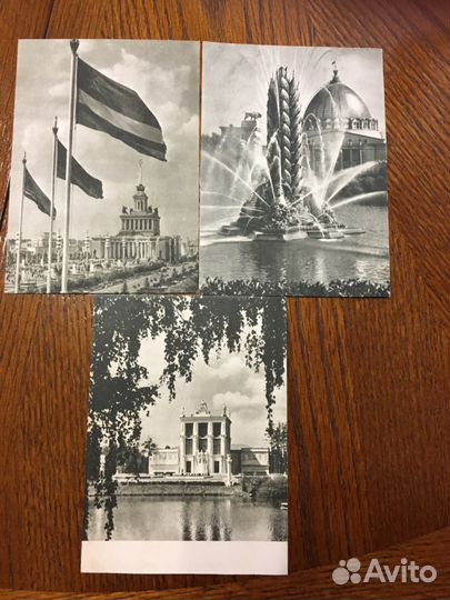 Набор открыток ВДНХ 1954гг
