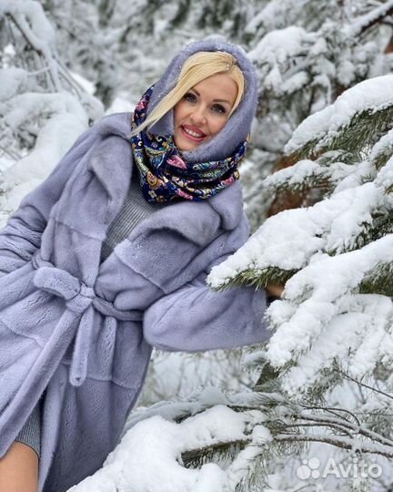 Норка серо голубая