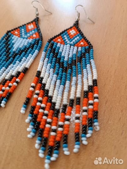 Серьги ручной работы