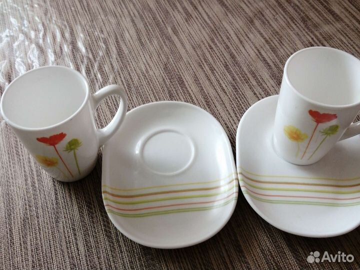 Стильные чайные пары 2 шт