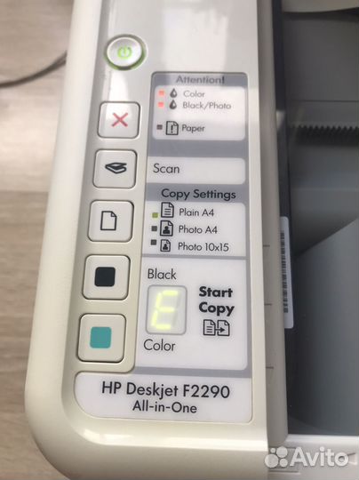 Принтер сканер hp deskjet F2290 All-in-One