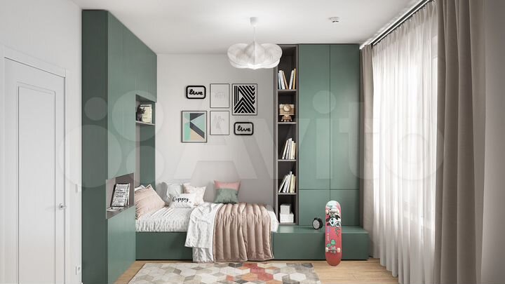 1-к. апартаменты, 31,8 м², 17/17 эт.