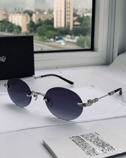 Очки chrome hearts pills 2 черный