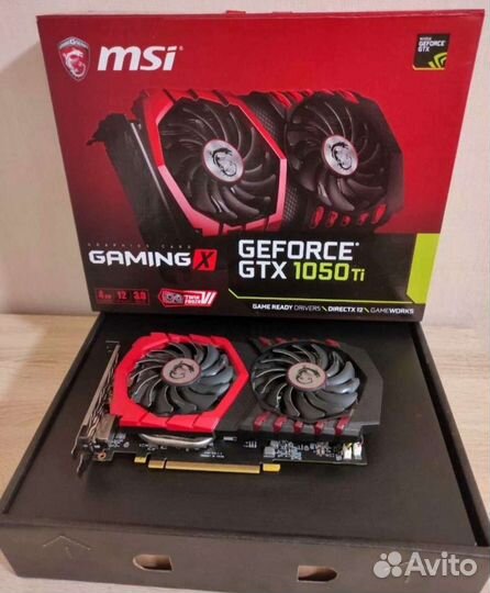 Очень Мощная Игровая Видеокарта GTX 1050Ti 4Gb