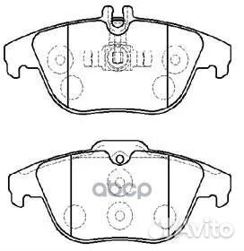Колодки торм. зад. HP9988 HSB