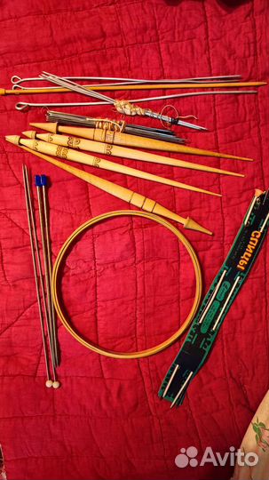 Пяльце, веретено, спицы