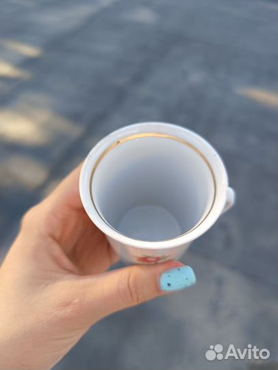 Кружка маленькая Городницкий фарфор клеймо СССР