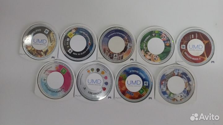 Комплект игр для PSP 20 игр для детей