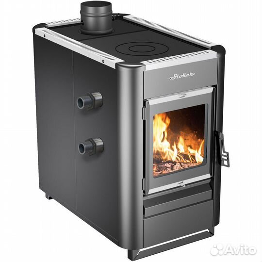Печь камин, отопительная печь-камин Stoker Садовый
