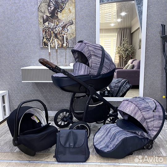 Коляска 3 в 1 Anex Sport